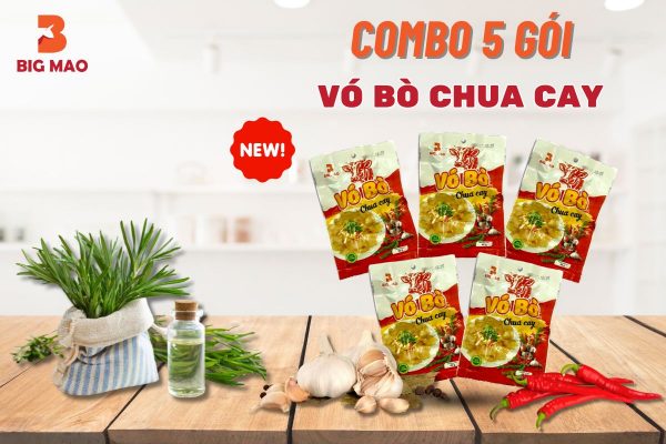 Vó Bò Chua Cay – Combo 5 Gói