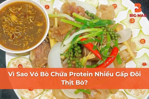 Vì Sao Vó Bò Chứa Protein Nhiều Gấp Đôi Thịt Bò?